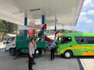 Polres Toraja Utara Gelar Patroli SPBU Antisipasi Gangguan Kamtibmas dan Pastikan Distribusi BBM Aman